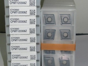 Hitachi CNC carbide insert CPMT120308Z CY250 with high cutting precision, original from Japan, reasonable price