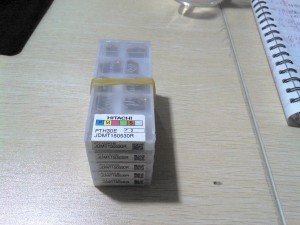 Hitachi original rich stock CNC indexable inserts JDMT150530R PTH30E